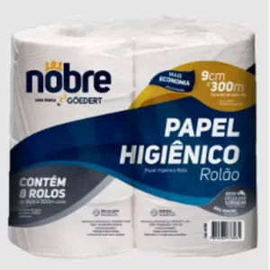 Papel Higiênico Rolão - 8x 300m - Nobre